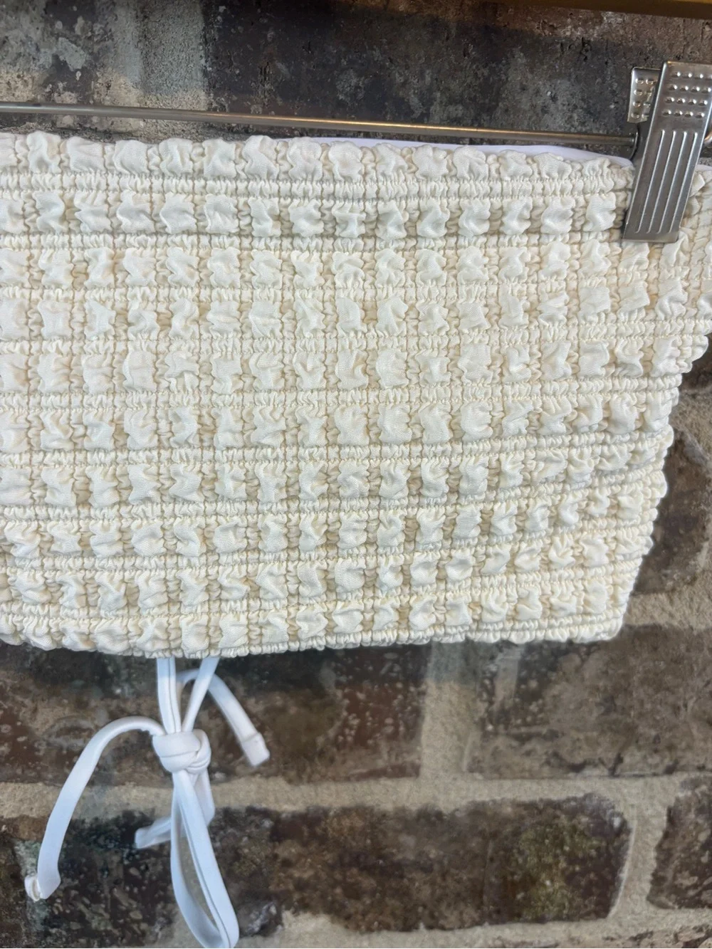 SHEIN cream textured